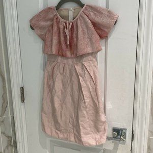 Zaza Girls Pink Short Sleeve Dress Shawl Top sz 5